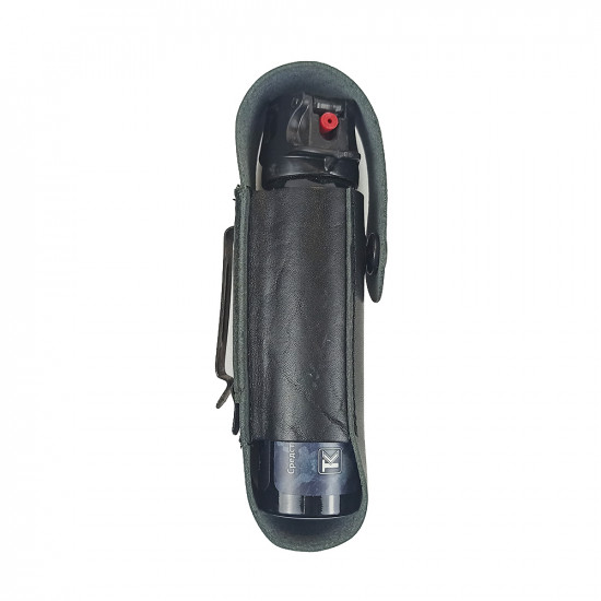 Чехол для аэрозольных баллончиков 100 мл со скобой черный