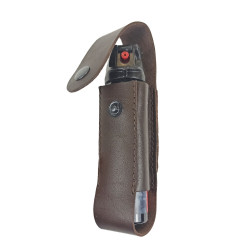 Чехол для аэрозольных баллончиков 100 мл со скобой цвет шоколад