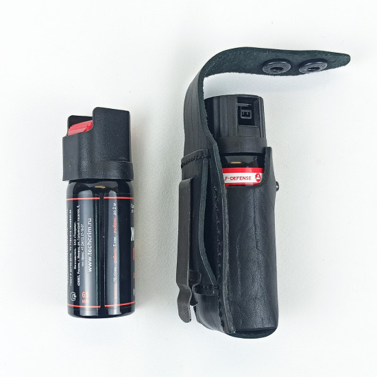 Чехол для аэрозольных баллончиков 65-75мл с двойной защелкой черный