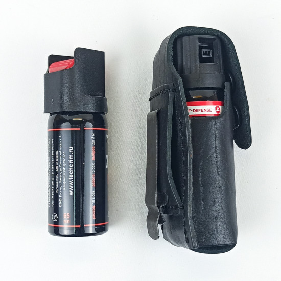 Чехол для аэрозольных баллончиков 65-75мл с двойной защелкой черный