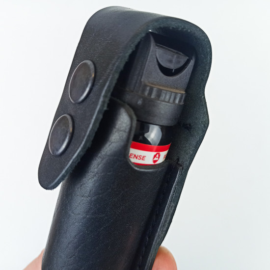 Чехол для аэрозольных баллончиков 65-75мл с двойной защелкой черный