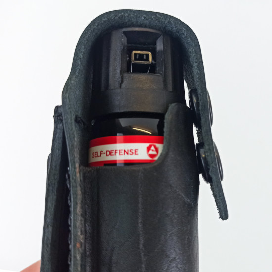 Чехол для аэрозольных баллончиков 65-75мл с двойной защелкой черный