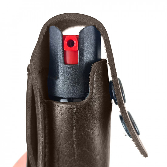 Чехол для аэрозольных баллончиков 65-75мл с двойной защелкой цвет шоколад