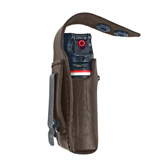 Чехол для аэрозольных баллончиков 65-75мл с двойной защелкой цвет шоколад