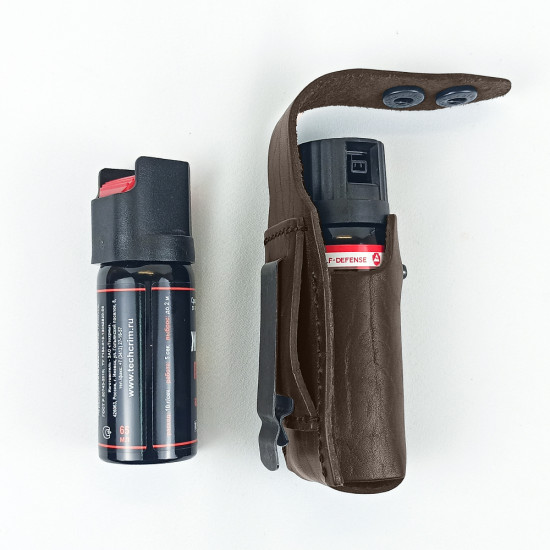 Чехол для аэрозольных баллончиков 65-75мл с двойной защелкой цвет шоколад