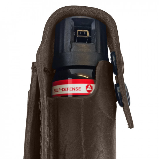 Чехол для аэрозольных баллончиков 65-75мл с двойной защелкой цвет шоколад