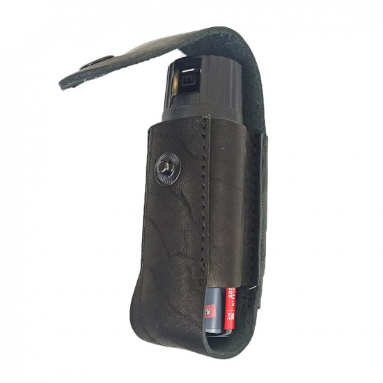 Чехол для аэрозольных баллончиков 75 мл со скобой черный