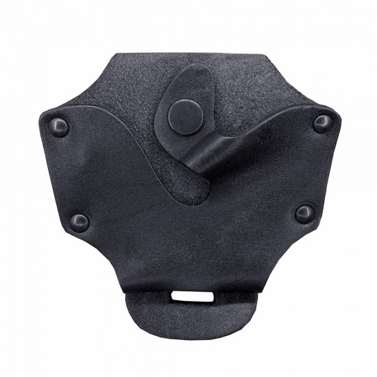 Чехол для наручников открытый кожаный черный