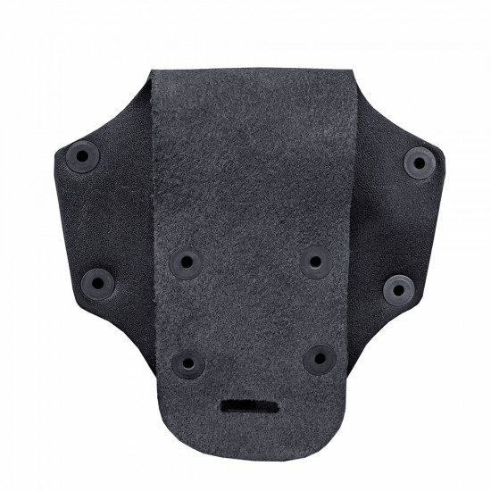 Чехол для наручников открытый кожаный черный