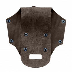 Чехол для наручников открытый кожаный цвет шоколад