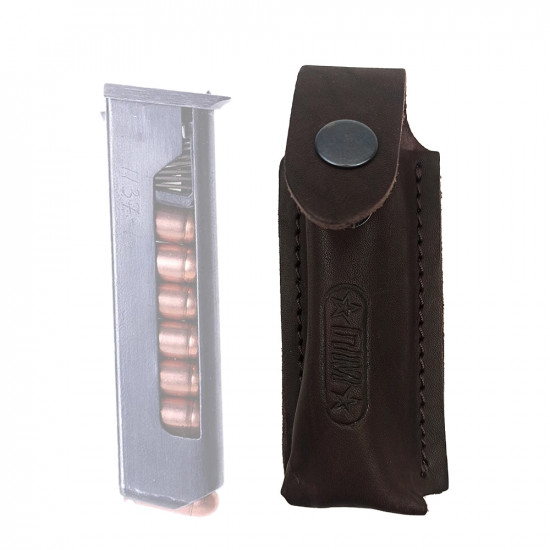 Чехол для запасной обоймы ПМ Пистолета Макарова цвет шоколад