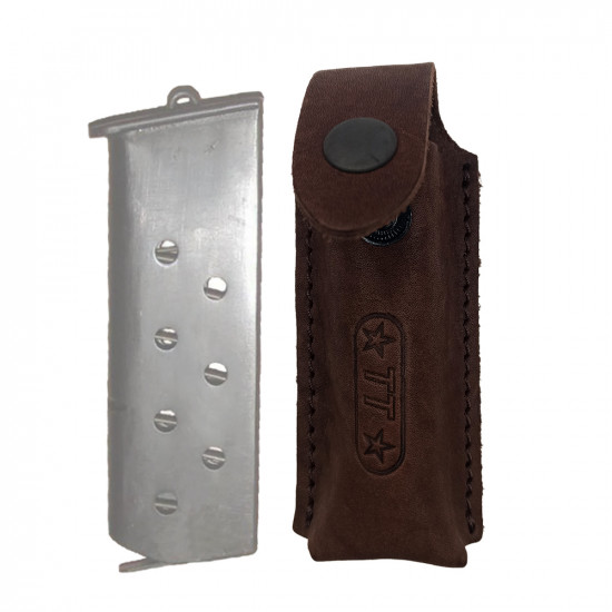 Чехол для запасной обоймы ТТ Пистолета Токарева цвет шоколад