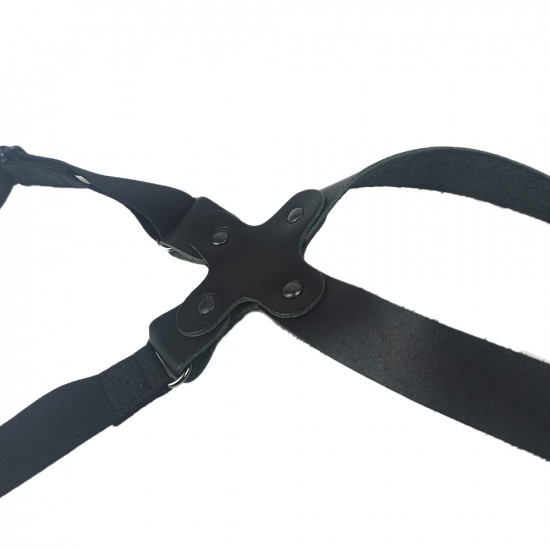 Кобура оперативная для Добрыня аэрозольного пистолета кожа цвет черный