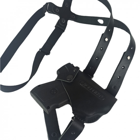 Кобура оперативная для Добрыня аэрозольного пистолета кожа цвет черный