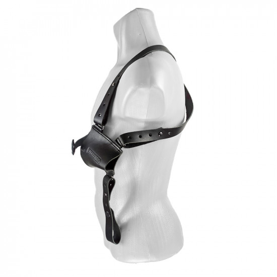 Кобура оперативная для Добрыня аэрозольного пистолета кожа цвет черный