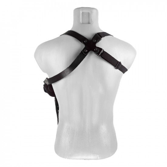 Кобура оперативная для Добрыня аэрозольного пистолета кожа цвет черный