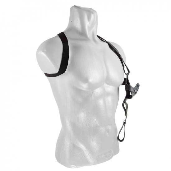 Кобура оперативная для Добрыня аэрозольного пистолета кожа цвет черный