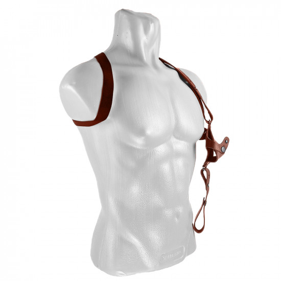 Кобура оперативная для Добрыня аэрозольного пистолета кожа цвет коньяк