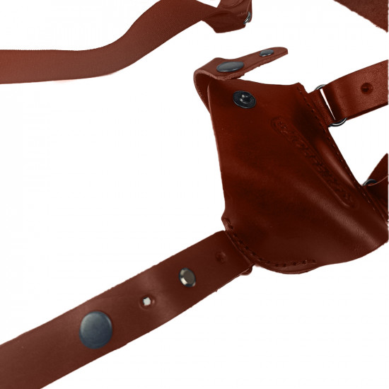 Кобура оперативная для Добрыня аэрозольного пистолета кожа цвет коньяк