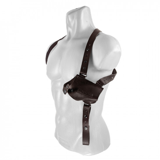 Кобура оперативная для Добрыня аэрозольного пистолета кожа цвет шоколад