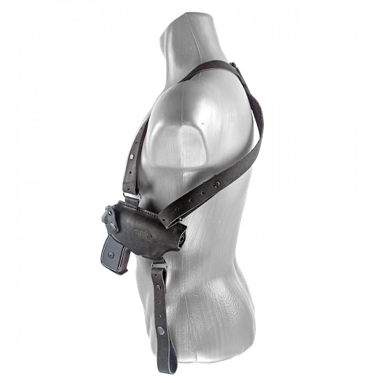 Кобура оперативная для ПМ пистолета Макарова кожа цвет черный