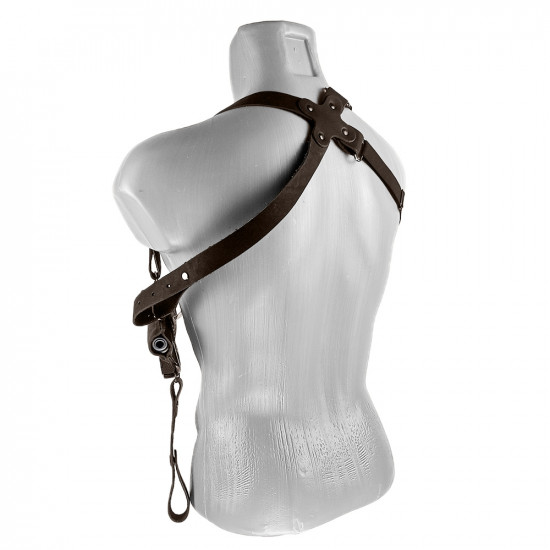 Кобура оперативная для ПМ пистолета Макарова кожа цвет шоколад