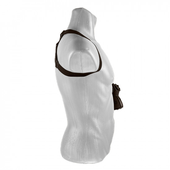 Кобура оперативная для ПМ пистолета Макарова кожа цвет шоколад