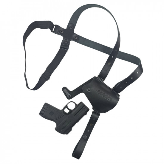 Кобура оперативная для Пионер аэрозольного пистолета кожа цвет черный