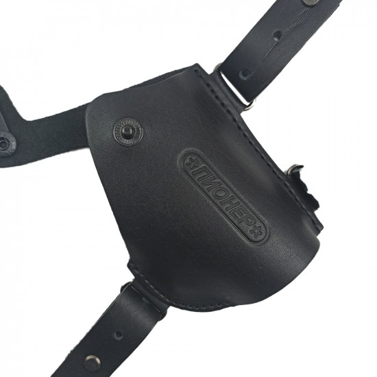 Кобура оперативная для Пионер аэрозольного пистолета кожа цвет черный