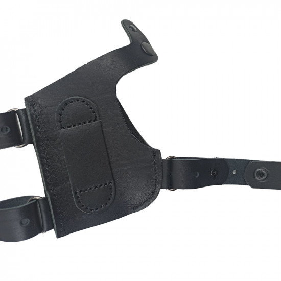 Кобура оперативная для Пионер аэрозольного пистолета кожа цвет черный