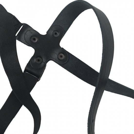 Кобура оперативная для Пионер аэрозольного пистолета кожа цвет черный