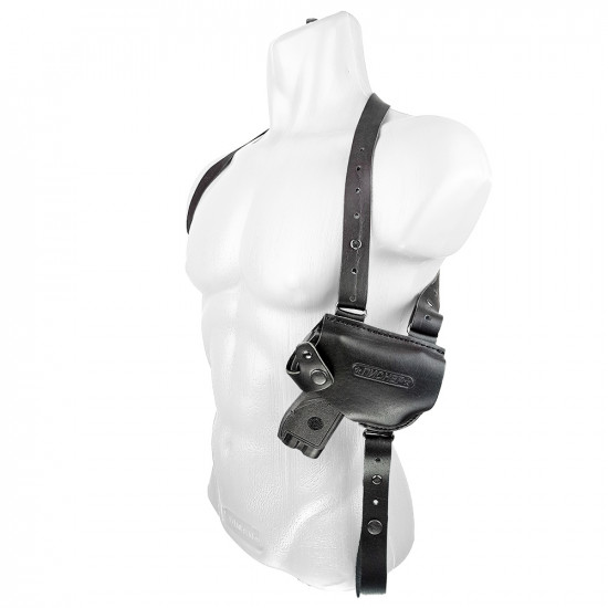 Кобура оперативная для Пионер аэрозольного пистолета кожа цвет черный