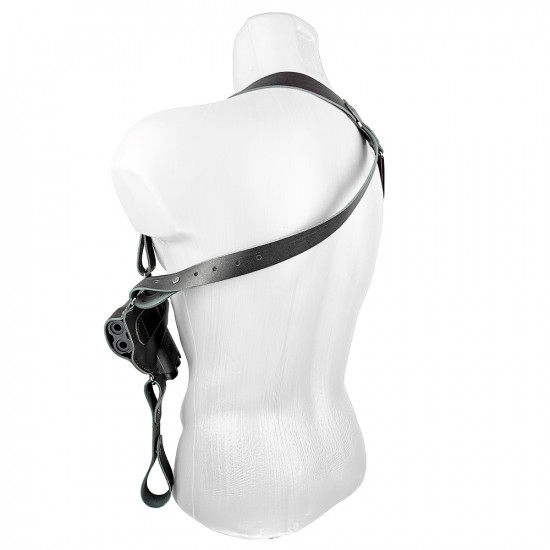 Кобура оперативная для Пионер аэрозольного пистолета кожа цвет черный