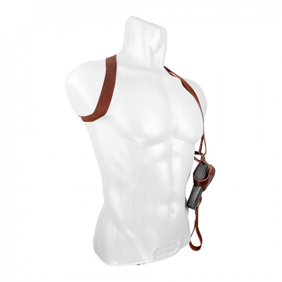 Кобура оперативная для Пионер аэрозольного пистолета кожа цвет коньяк