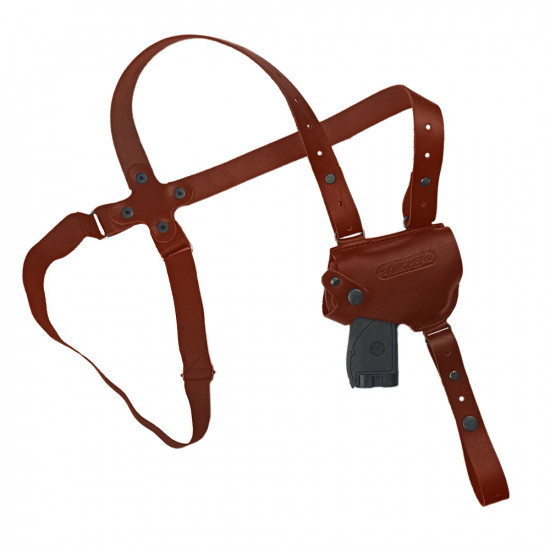 Кобура оперативная для Пионер аэрозольного пистолета кожа цвет коньяк