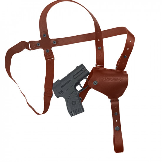 Кобура оперативная для Пионер аэрозольного пистолета кожа цвет коньяк