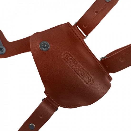 Кобура оперативная для Пионер аэрозольного пистолета кожа цвет коньяк