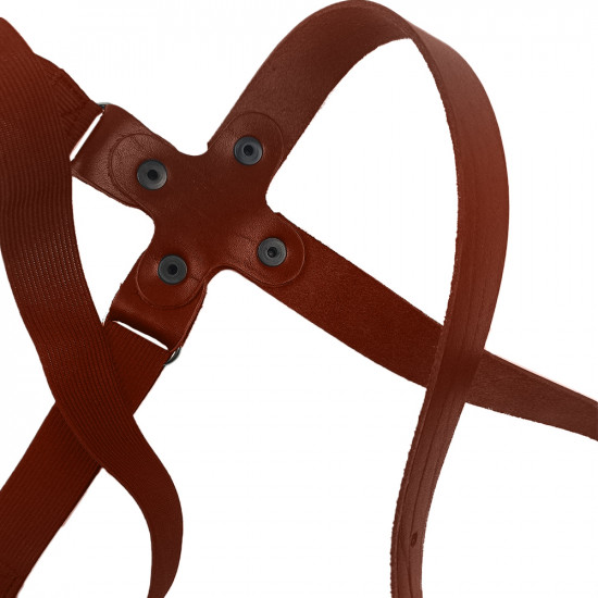 Кобура оперативная для Пионер аэрозольного пистолета кожа цвет коньяк