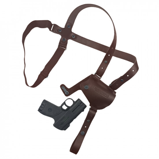 Кобура оперативная для Пионер аэрозольного пистолета кожа цвет шоколад