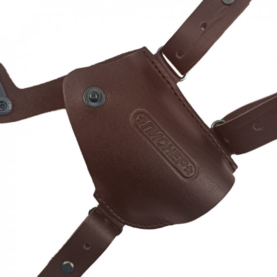 Кобура оперативная для Пионер аэрозольного пистолета кожа цвет шоколад