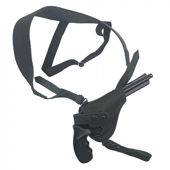 Кобура оперативная для револьвера кожа цвет черный