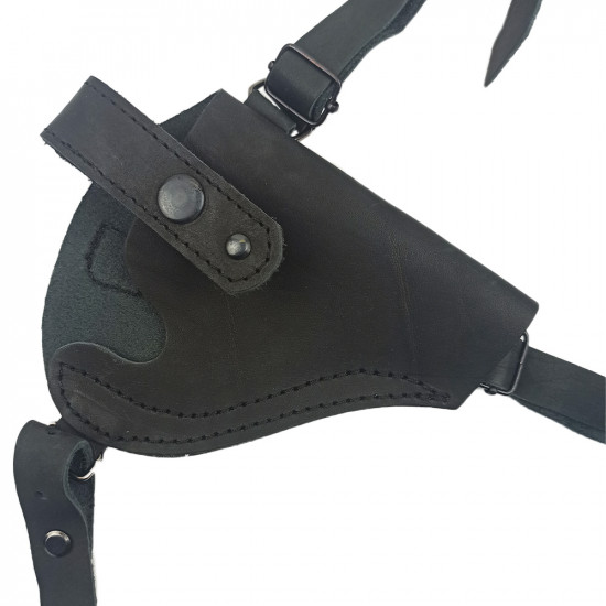 Кобура оперативная для револьвера кожа цвет черный