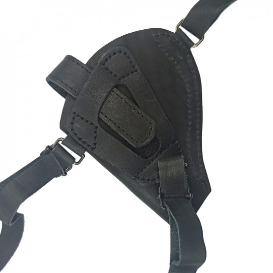 Кобура оперативная для револьвера кожа цвет черный