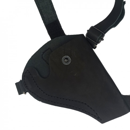 Кобура оперативная для револьвера кожа цвет черный