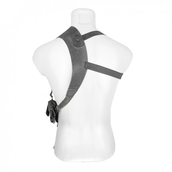 Кобура оперативная для револьвера кожа цвет черный