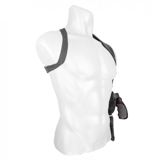 Кобура оперативная для револьвера кожа цвет черный