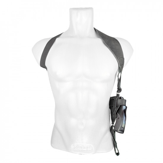 Кобура оперативная для револьвера кожа цвет черный