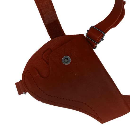 Кобура оперативная для револьвера кожа цвет коньяк