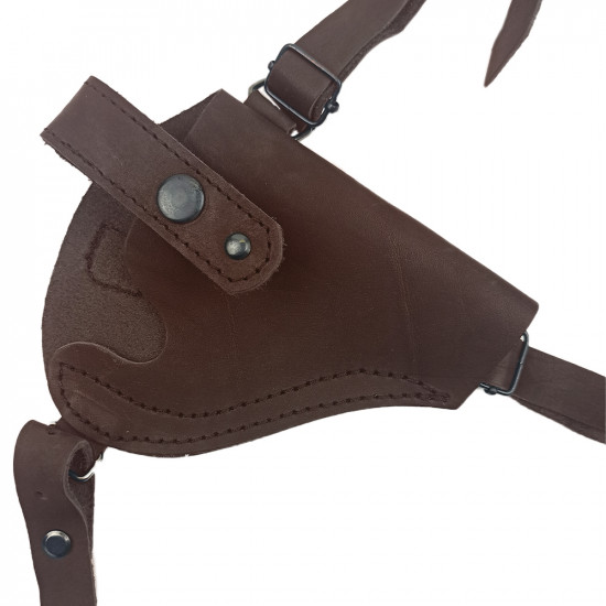 Кобура оперативная для револьвера кожа цвет шоколадный