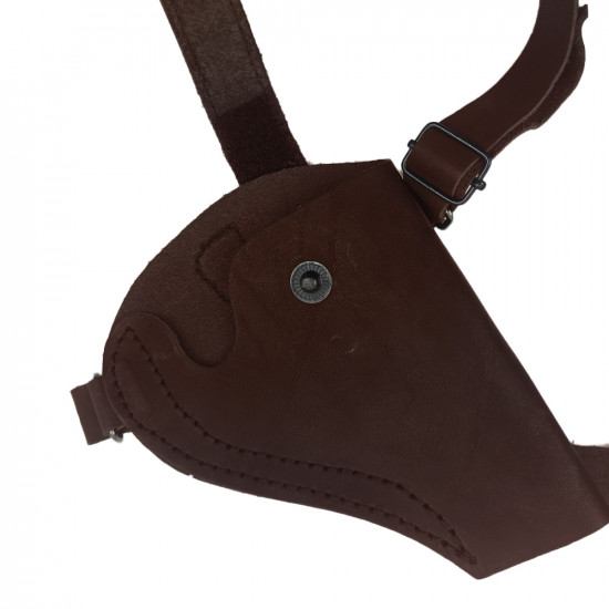 Кобура оперативная для револьвера кожа цвет шоколадный